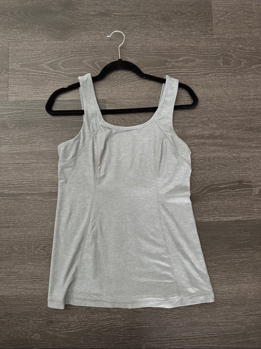 Lululemon Women's Grey/Blue Performance Tank Top